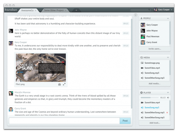 kandan_screenshot Kandan Screenshot