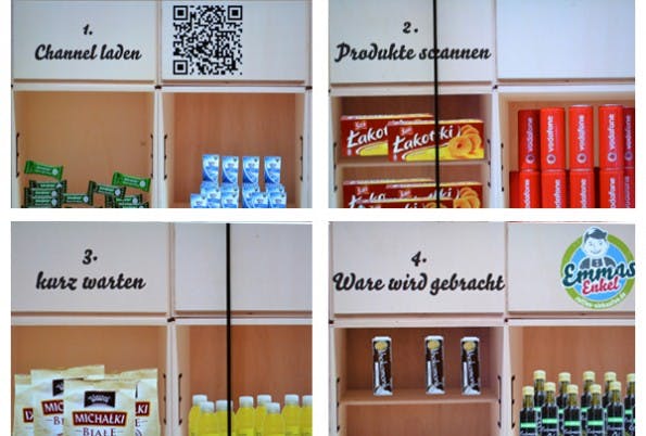 So funktioniert die Bestellung am virtuellen Regal
