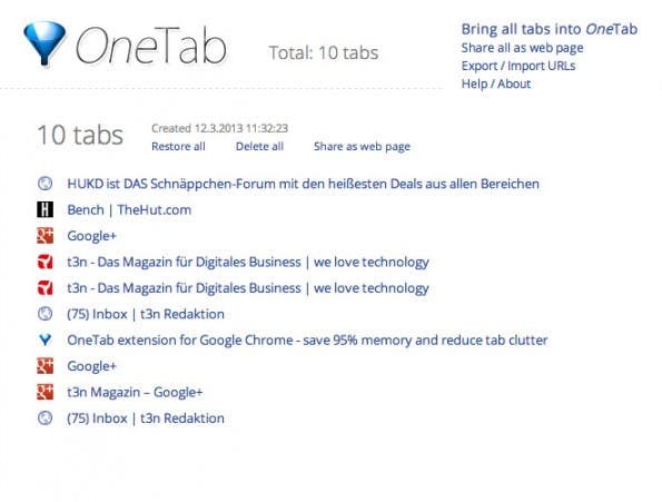 onetab