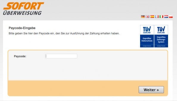 Www Sofort Com Paycode Www Sofort Com Paycode