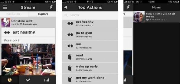 So sieht die Mentor-App aus (Screenshots: Mentor)