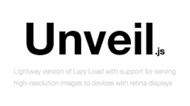 jQuery Unveil: das wahrscheinlich kleinste Lazyload-Plugin der Welt
