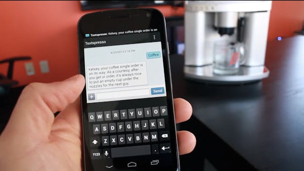 Textspresso: Kaffee per SMS bestellen dank Raspberry Pi