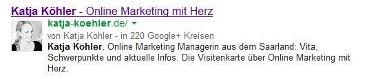 Logo im Authorship-Bildchen.