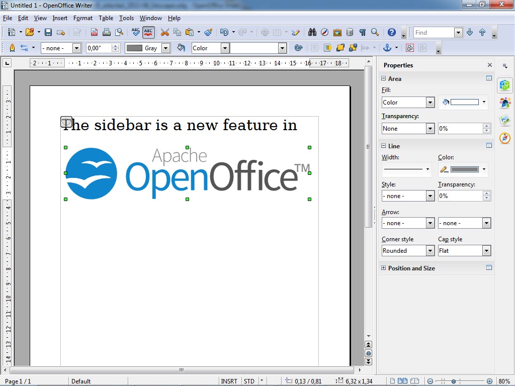 curved text openoffice 4.0.1 draw