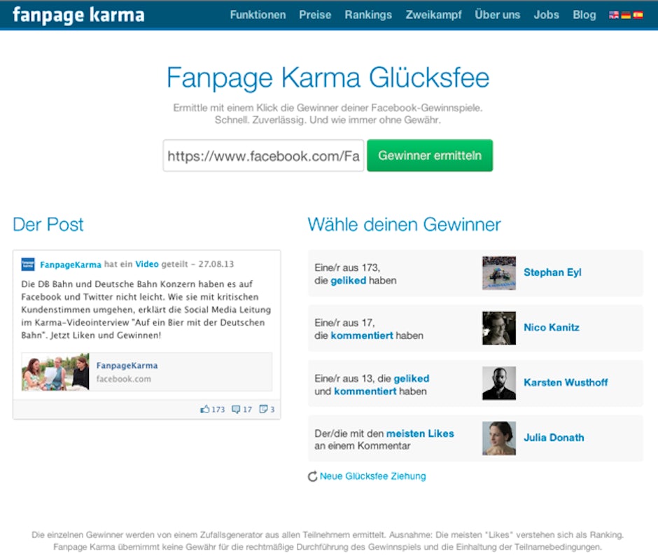 Facebook Zufallsgenerator Facebook Zufallsgenerator