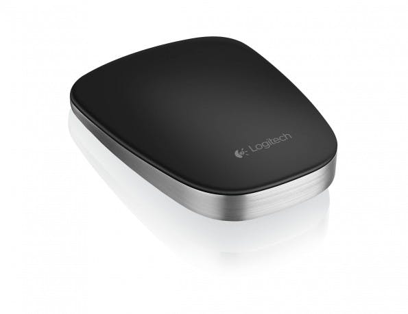 Die Oberfläche der Ultrathin Touch Mouse T630 ist berührungsempfindlich und ermöglicht damit das Ausführen von Fingergesten.