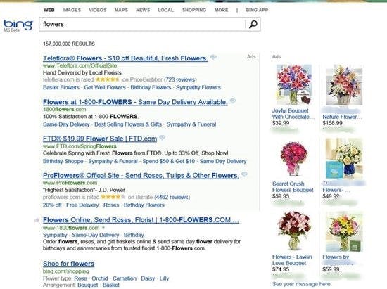 Die neuen „Product Ads“ (Screenshot: Microsoft)