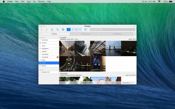 OS X Mavericks im Flat Design. (Bild: Stu Crew)