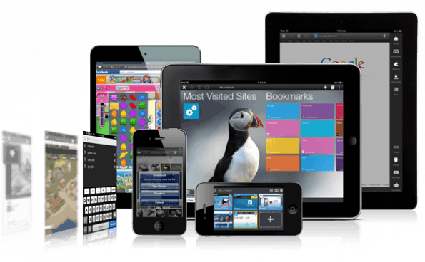 Der mobile Browser Puffin ist sowohl für iOS als auch Android erhältlich. Screenshot: Puffin