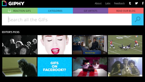 Animierte GIFs auf Facebook posten? Kein Problem mit Giphy