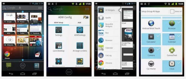 ADW Launcher: Vermutlich der Klassiker unter den Android-Launchern. (Screenshots: Google Play Store)