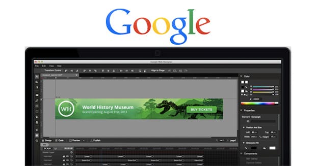 Google Web Designer: Kostenloses Grafikprogramm erstellt animierte HTML5-Werbebanner wie Flash