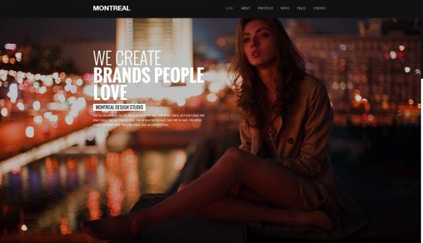 Parallax Theme: Montreal
