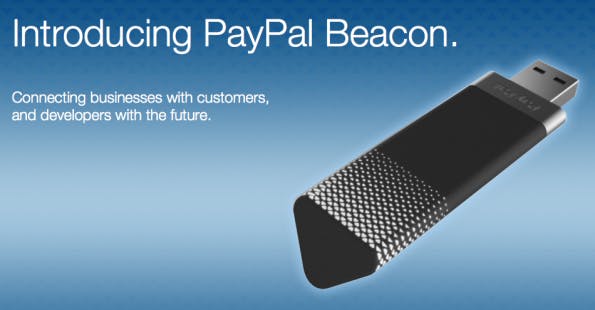 Der Bluetooth-Dongle für Paypal-Beacon. (Screenshot: Paypal)