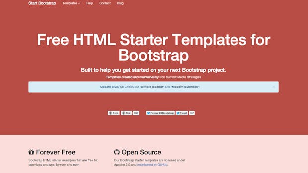 Start Bootstrap: Kostenfreie Vorlagen für euer nächstes Projekt