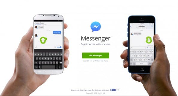 Der neue Facebook-Messenger in Version 3.0 ist ab heute für Android und iOS erhältlich. (Screenshot: facebook.com)