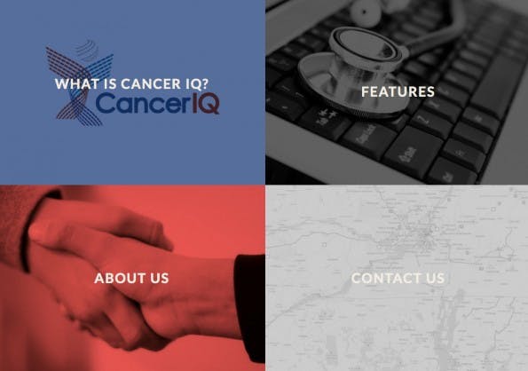 CancerIQ ist eine intelligente Datenplattform für Krebspatienten. Sie bringt Spezialisten und Patienten zusammen und empfiehlt personalisierte Behandlungsmethoden. (Screenshot: CancerIQ)