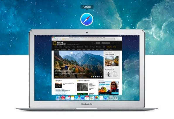 So könnte die Verbindung von OS X Mavericks und iOS 7 aussehen. (Bild: Edgar Rios)