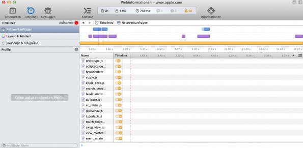 Safari Developer Tools