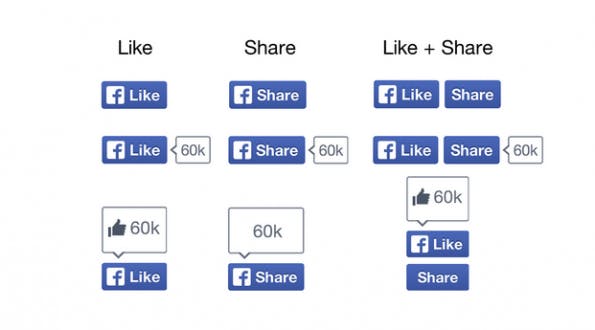 Facebook ersetzt das „Daumen hoch“-Symbol gegen das „f“-Logo. (Bild: Facebook Entwickler-Blog)