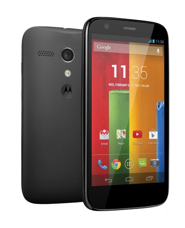 Das Motorola Moto G gewinnt keine Rekorde, bringt aber ordentliche Hardware mit, zum eispiel ein gutes 720p-Display. (Foto: Motorola)