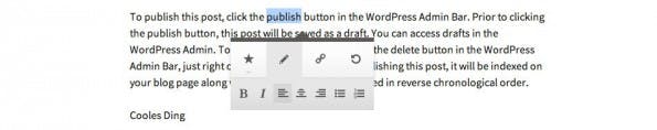 Barley: So sieht das WordPress-Plugin beim Arbeiten aus. (Screenshot: Barley for WordPress)