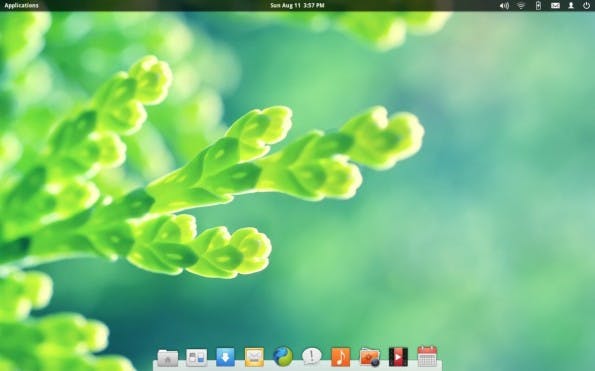 ElementaryOS basiert auf Ubuntu und ähnelt OS X. (Screenshot: Kennethsime / Wikiemedia Commons Lizenz: CC BY-SA 3.0)