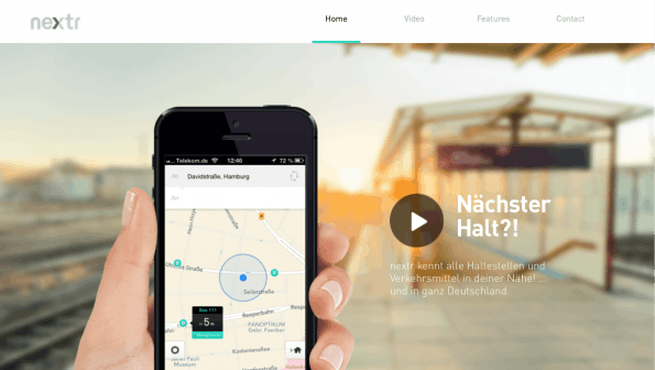 Screenshot: Nextr