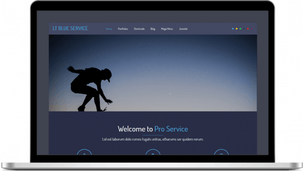 LT Blue Service Joomla Template