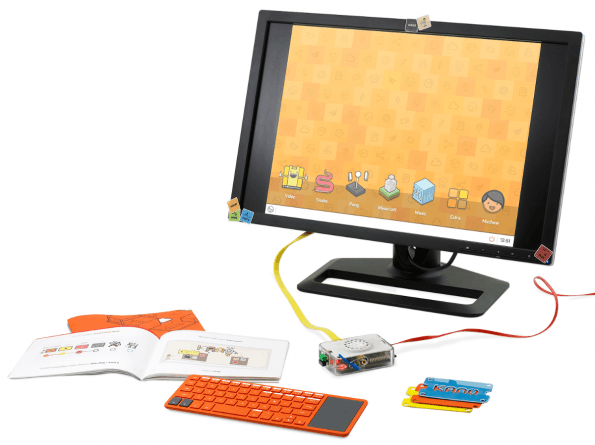 Der Raspberry-Pi-Baukasten von Kano bietet viele Möglichkeiten. Kinder wie Erwachsende können einfache Computerspiele entwickeln oder einen Mediaplayer basteln. (Foto: Kano)