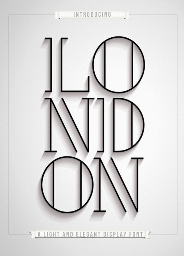 London stammt von dem Brasilianer Antonio Rodrigues Jr und kann wie alle anderen Fonts auf dieser Liste kostenfrei verwendet werden. (Bild: Behance)