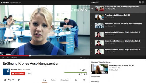Auszubildende erzählen von ihrer Lehre bei Krones. (Bild: Kornes)