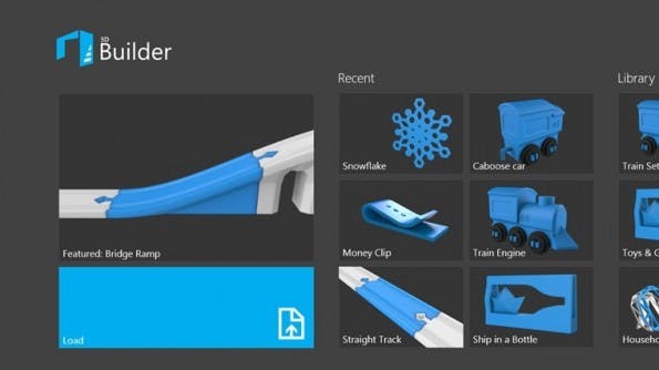 Der neue „3D Builder“ von Microsoft ist CAD-Anwendung und Modell-Bibliothek in einem. (Quelle: microsoft.com)