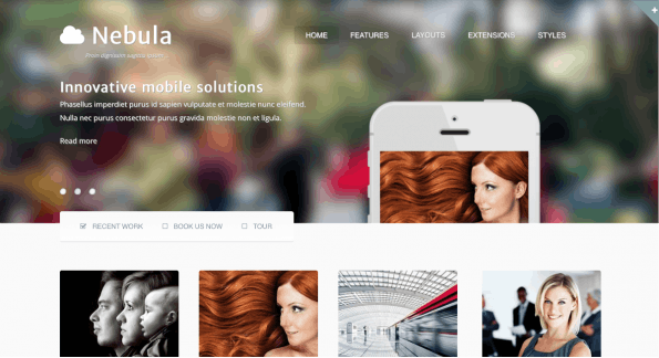 Nebula Joomla Template