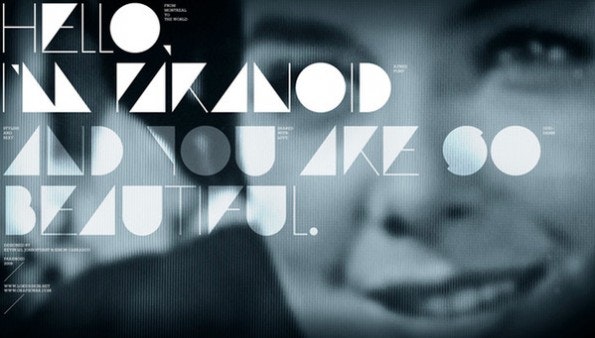 Die Macher von Paranoid sagen, dass es sich dabei um einen zu 100 Prozent kostenfreien Font handelt. Sie bitten allerdings um eine vorherige Kontaktaufnahme per E-Mail, wenn der Font in einem kommerziellen Projekt eingesetzt werden soll. (Grafik: Behance)