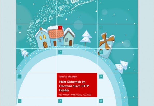 Der Adventskalender von Webkrauts. (Screenshot: webkrauts}