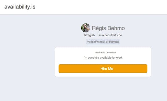 Programmierer oder Designer ab sofort gesucht? Availability.is ist die Lösung