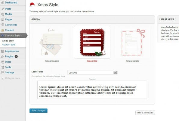 Contact Form Seven Style Plugin