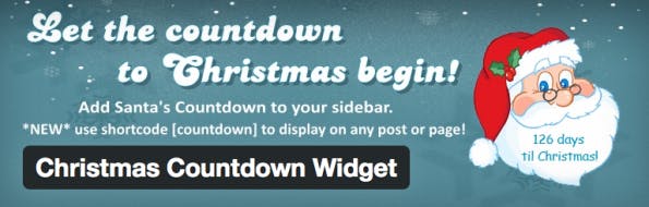 Countdown to Christmas Wordpress Plugin