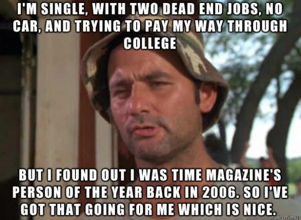 Meme 2013: Bill Murray wurde dieses Jahr zum Mem. (Bild: imgur)