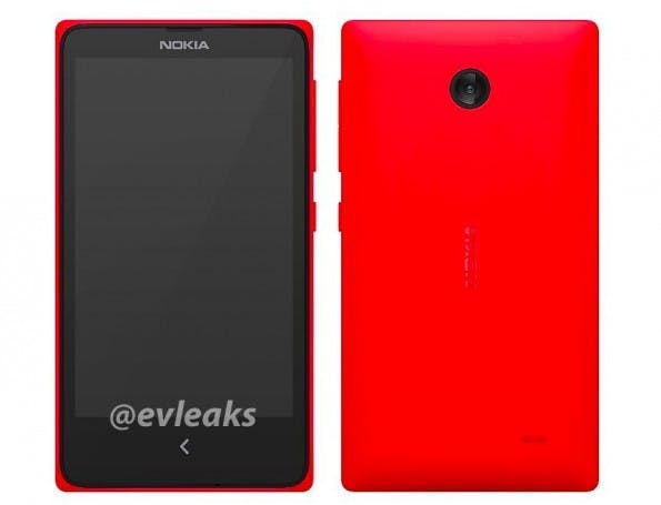 So soll Nokias Android-Smartphone aussehen. (Bild: evleaks / Twitter)
