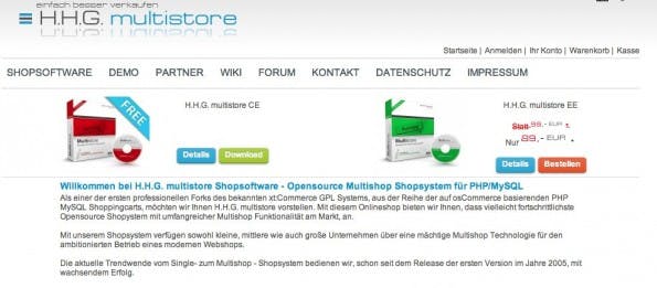 (Screenshot: H.H.G Multistore)