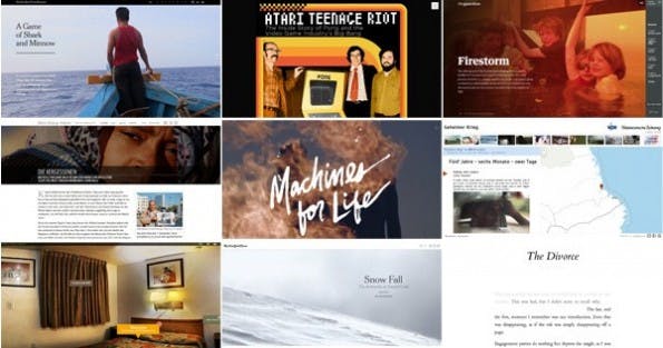 Weg vom Einheitsbrei: Das Web bietet mehr Möglichkeiten als nur Spaltenlayout in schwarz und weiß. (Screenshots: Diverse)