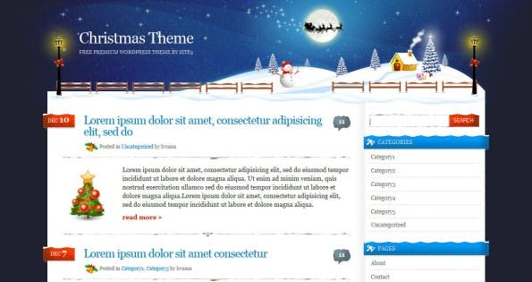 Xmas WordPress Theme