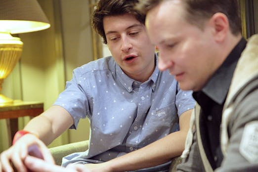 Zukunft des Journalismus: Richard Gutjahr und Startup-Wunderkind Nick D’Aloisio im Gespräch