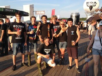 Julius Schay beim Sugartrends-Teamevent in Wacken