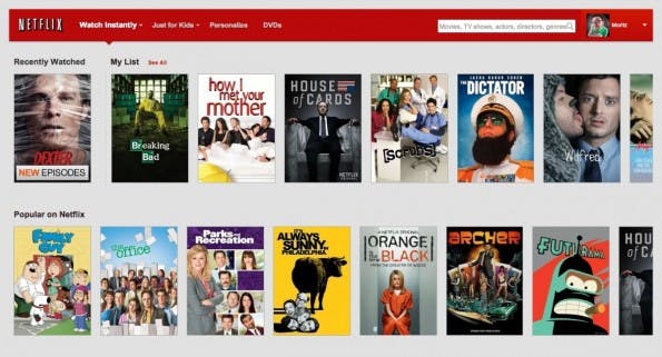 Netflix kommt angeblich noch im Jahr 2014 nach Deutschland und Frankreich. (Screenshot: netflix.com)