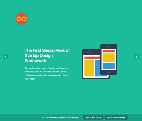 Das Startup Framework basiert auf Bootstrap 2.3.2. (Bild: Designmodo)