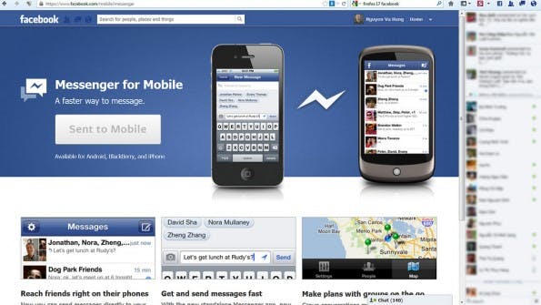 Als Facebooks Messenger 2011 auf den Markt kam, hatte er gegenüber WhatsApp bereits Nachholbedarf. (Foto: Nguyen Hung Vu – via flickr , Lizenz CC BY 2.0)